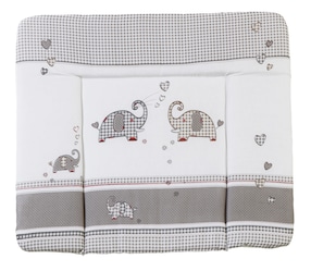 Wickelauflage soft Jumbo twins grau 