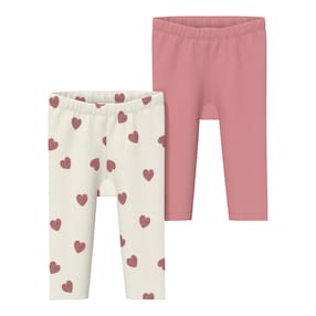 2er-Pack Leggings Herzen