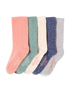 5er-Pack Mädchen Socken BASIC Oeko-Tex