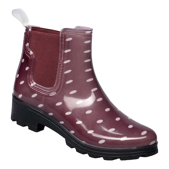Regenstiefel mit Wechselsohlen „Punkte“