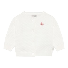Ajour-Strickjacke Blume