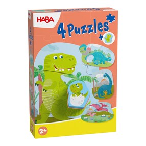 4 erste Puzzles - Dinos