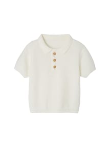 Baby Poloshirt aus Strick