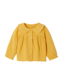 Baby Bluse mit Bubikragen, Baumwollmusselin