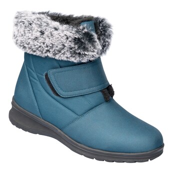 Winterstiefelette mit Spikes und Klett „Monika“