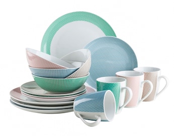 Geschirr-Set, Porzellan Kitchen Time II