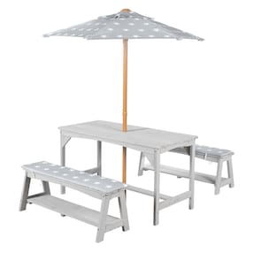 Kindersitzgruppe mit Sitzauflage und Schirm Little Stars Outdoor +