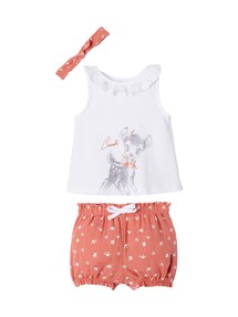 Baby-Set: Top, Shorts & Haarband Disney BAMBI