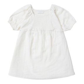 Kleid kurzarm Leinenoptik