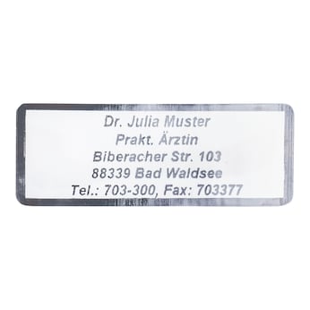 Namensaufkleber "Schrifttyp B"