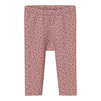 Leggings Punkte Rippqualität