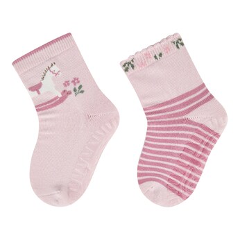 2er-Pack ABS-Socken Fliesen Flitzer Schaukelpferd