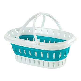 Opvouwbare wasmand met greep