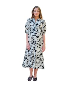 Langes Boho-Kleid für Schwangerschaft & Stillzeit