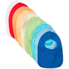 Baby Lätzchen 10er Pack abwaschbar - ab Geburt