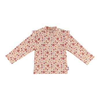 Badeshirt langarm mit UV-Schutz Blumen