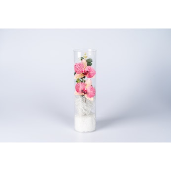 LED-Deko „Orchidee im Glas“