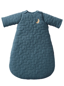 Bio-Kollektion: Baby Winterschlafsack aus Musselin TRAUMNÄCHTE, Ärmel abnehmbar