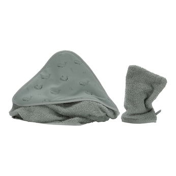 Kapuzenbadetuch Set