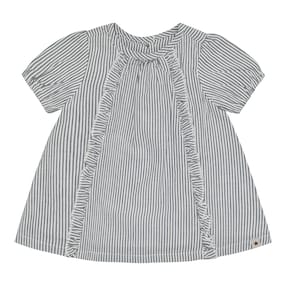 Kleid kurzarm Ringel