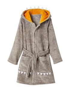 Jungen Fleece-Morgenmantel, Dino