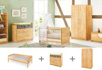 Jugendzimmer-Set „Natura” breit, 3-tlg.