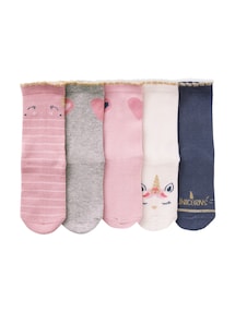 5er-Pack Mädchen Socken