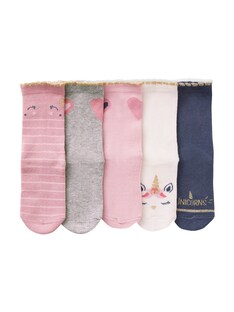 5er-Pack Mädchen Socken Oeko-Tex