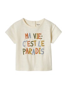 Jungen Baby T-Shirt mit Message-Print