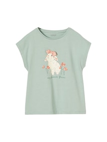 Mädchen T-Shirt mit Tierprint