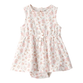 Bodykleid ohne Arm Blumen
