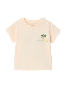 T-Shirt Jungen Baby Bio-Baumwolle mit Print