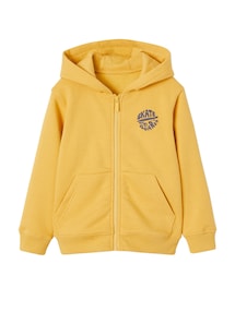 Jungen Kapuzensweatjacke BASIC mit Recycling-Polyester