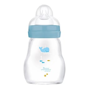 Babyflasche Feel Good matt, Glas, 170 ml, ab 0M