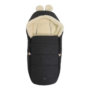 Winterfußsack HOODY MAUS WOOL für Babyschalen