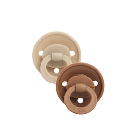 Schnuller 2er-Pack Silikon - Pure Khaki - 3+ Monate
