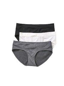 3er-Pack nahtlose Umstands-Shortys aus Mikrofaser