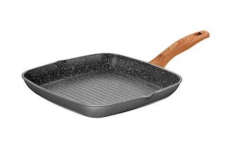 STONELINE Back to Nature STONELINE® Back to Nature Grillpfanne 28 x 28 cm, mit 2 Ausgüssen, Made in Germany