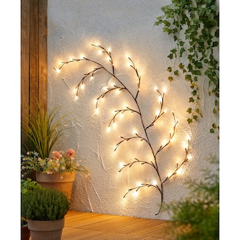 Solar-LED-Lichterkette „Weinrebe“, 1,6 m