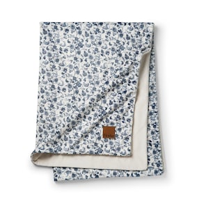 Babydecke Pearl Velvet Decke - Garden Leo Toile