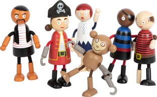 Biegepuppen Piraten Figuren