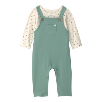 2-tlg. Set Shirt langarm und Latzhose Dinos 