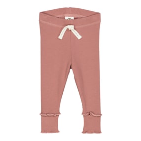 Leggings mit Mitwachsbündchen Rippqualität 