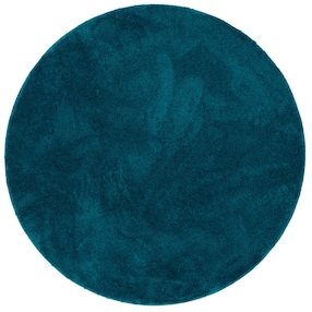 Super Soft Kinder Hochflor Teppich Silky Kids Rund