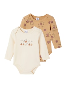2er-Pack Jungen Baby Langarm-Bodys Disney WINNIE PUUH