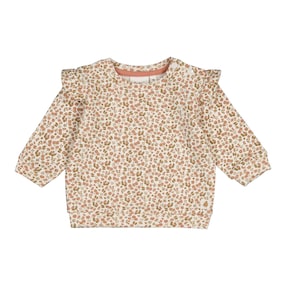 Sweatshirt Blumen Rüschen