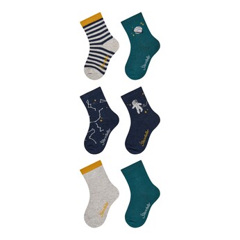 6er-Pack Socken Weltall