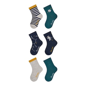 6er-Pack Socken Weltall