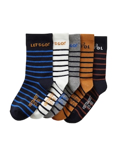 5er-Pack Jungen Socken BASICS Oeko-Tex