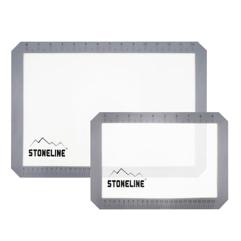 STONELINE Silikon Backmatte 29,5x21 und 42x29,5 cm Set 2-teilig 